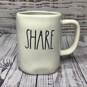 NEW Rae Dunn SHARE Ceramic Mug